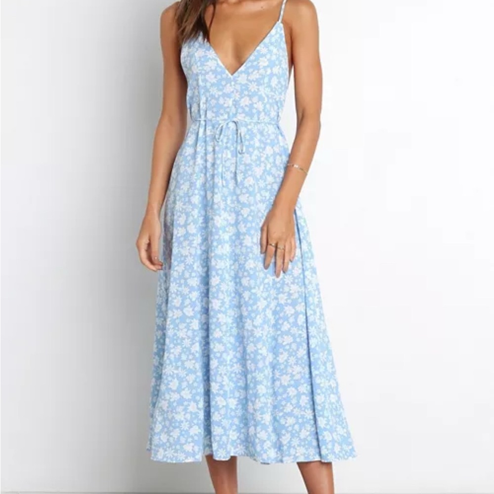 Petal & Pup Blue Laguna Dress